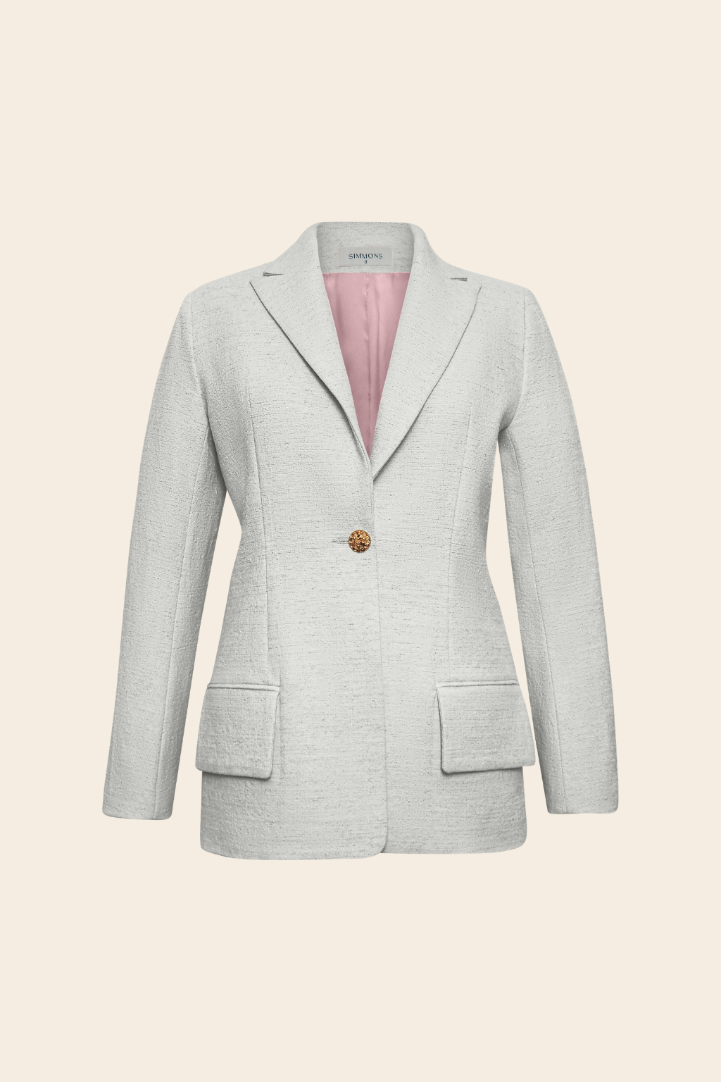 Longline Blazer in Linen Cotton