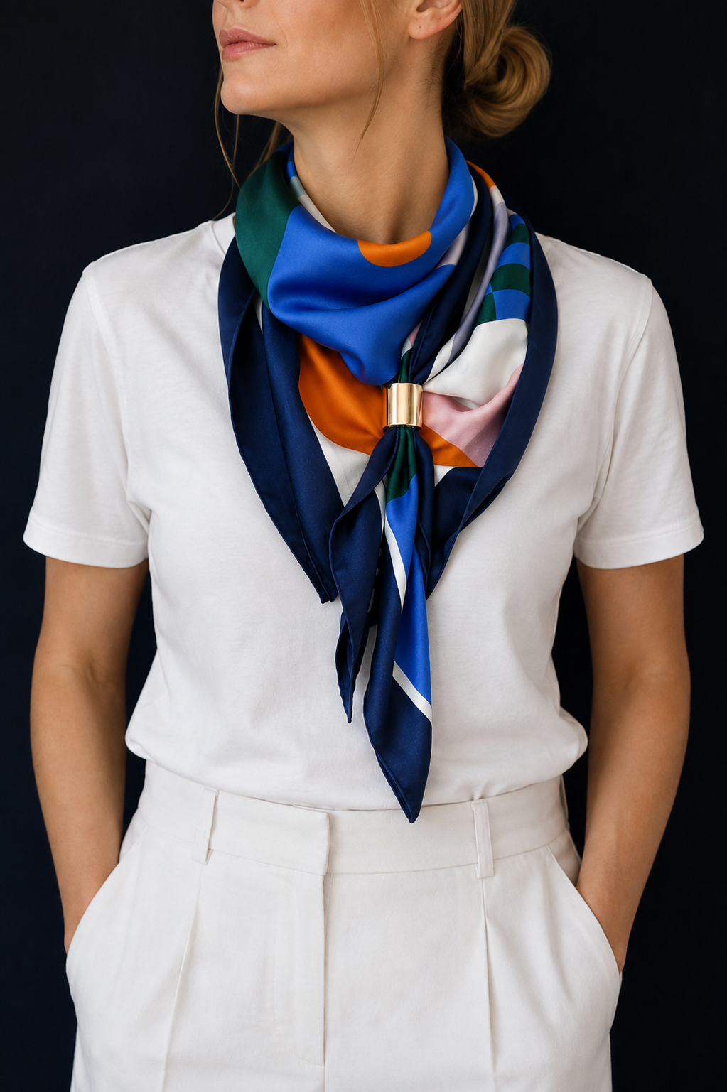 The Inventor silk scarf