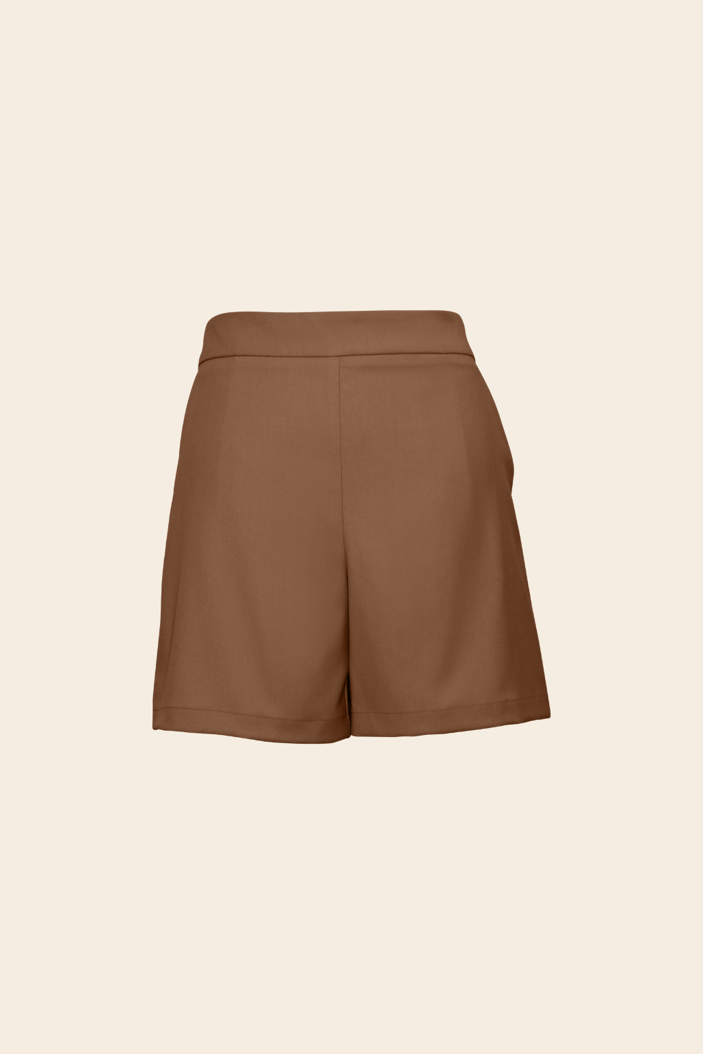 Relaxed Shorts in Rayon Polyester