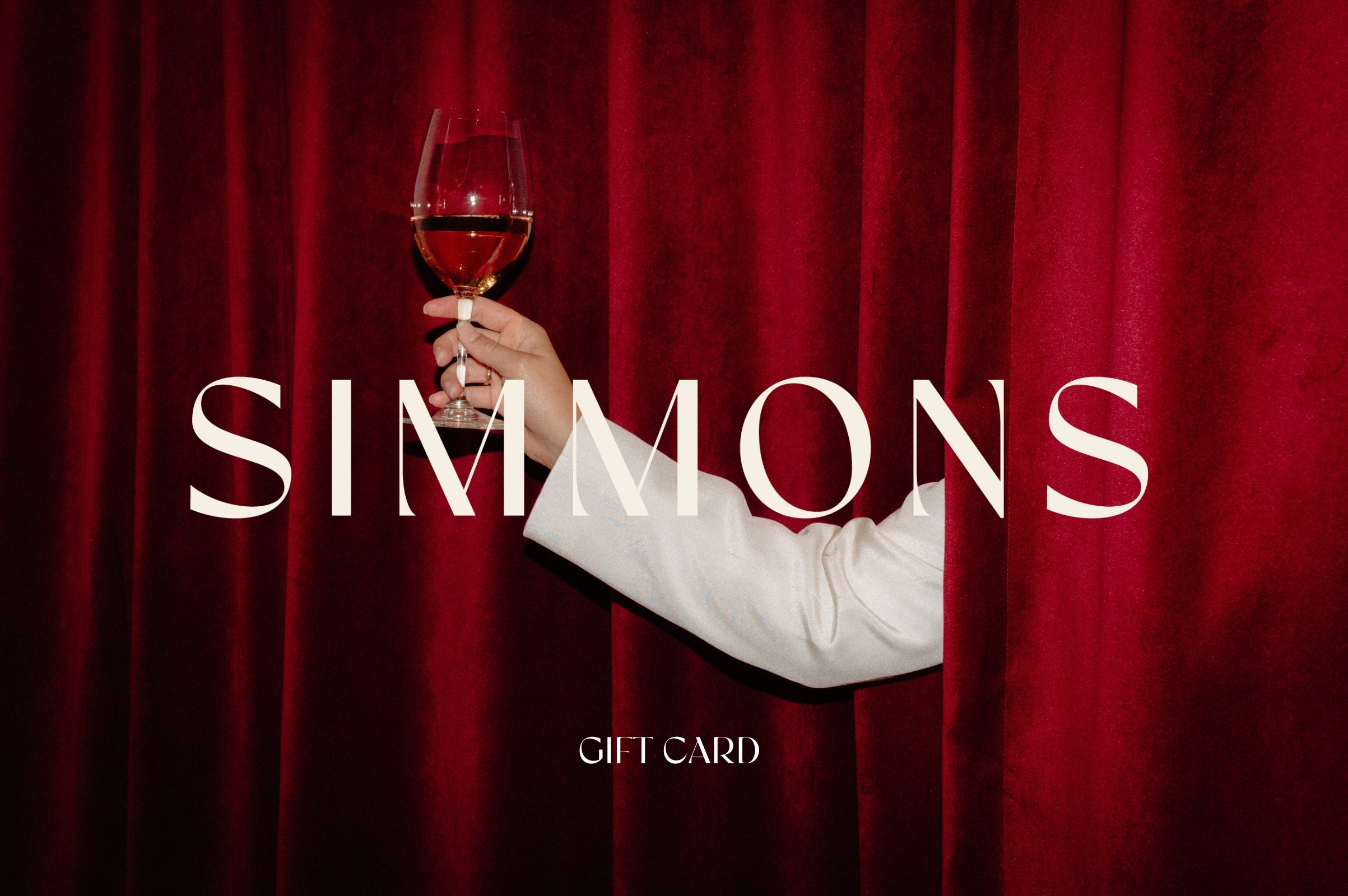 Simmons gift card