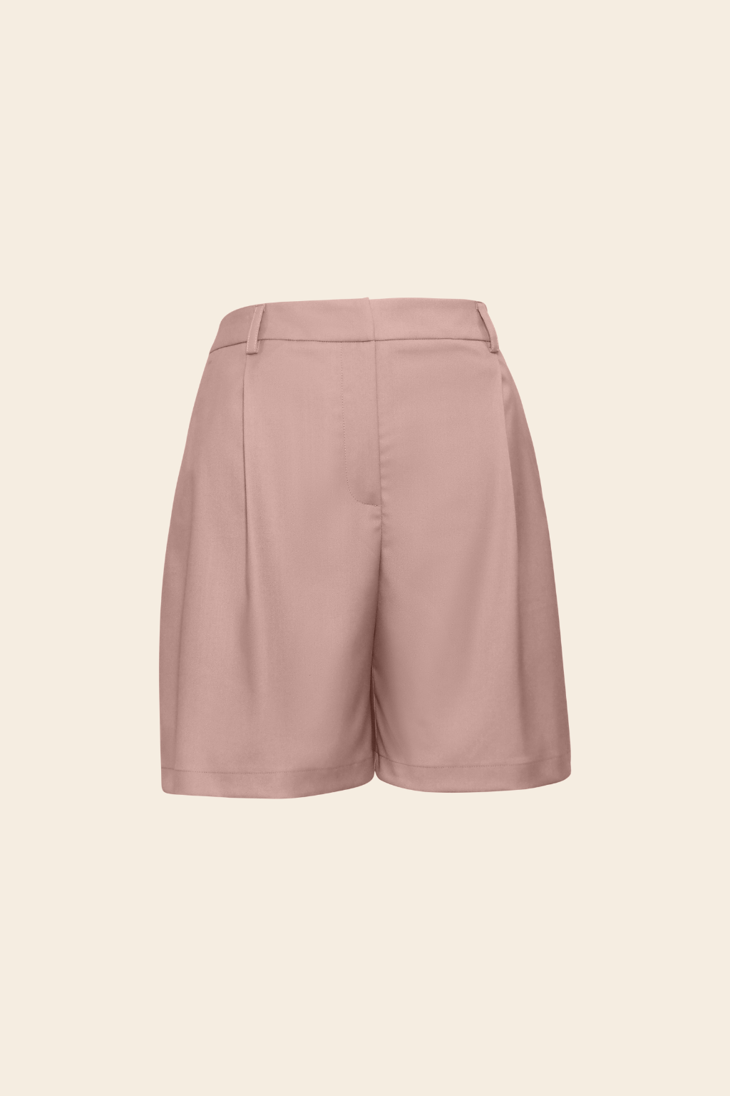Tailored Shorts in Rayon Polyester