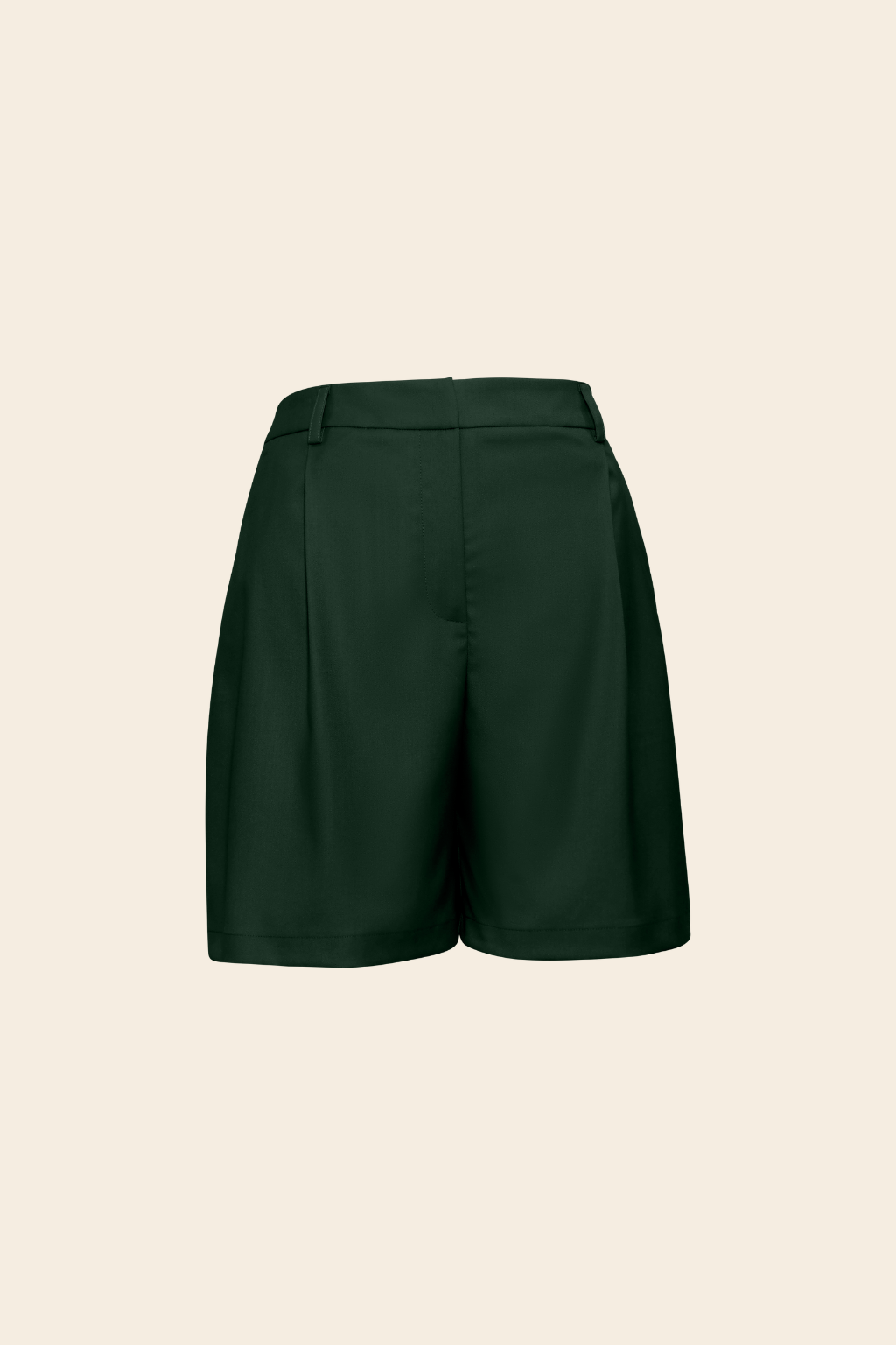 Tailored Shorts in Rayon Polyester
