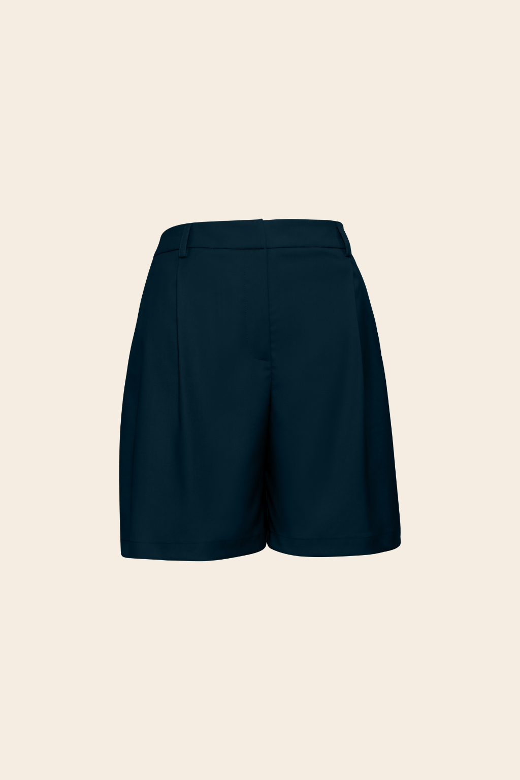 Tailored Shorts in Rayon Polyester