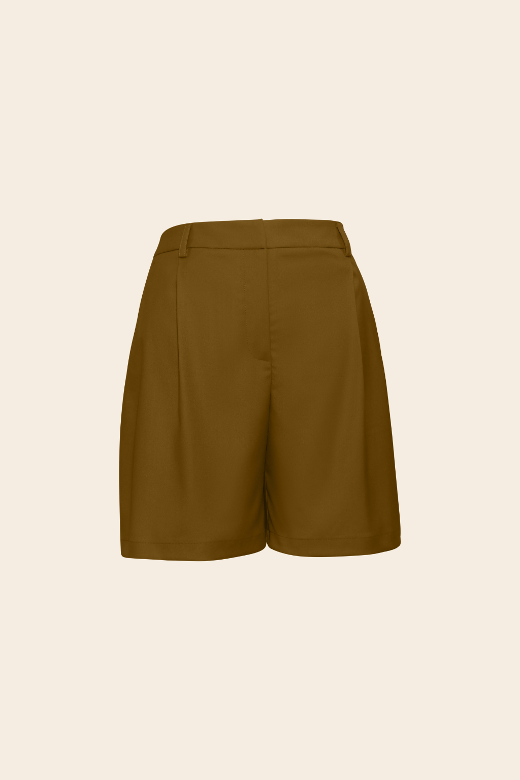 Tailored Shorts in Rayon Polyester