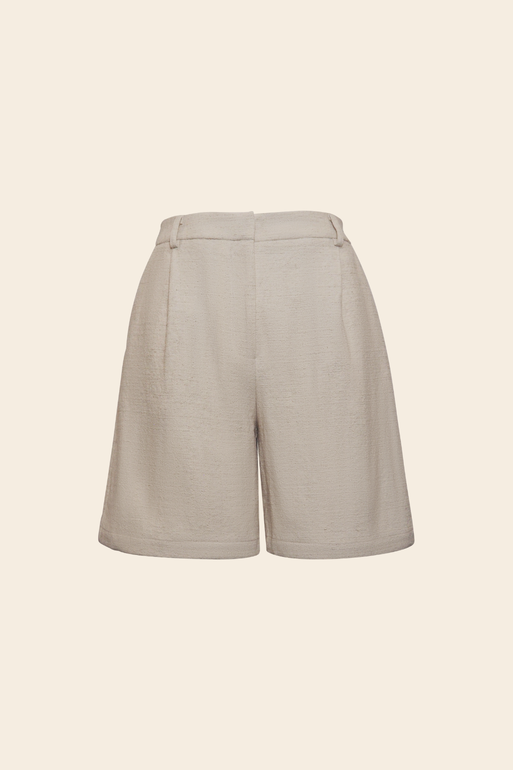 Tailored Shorts in Linen Cotton