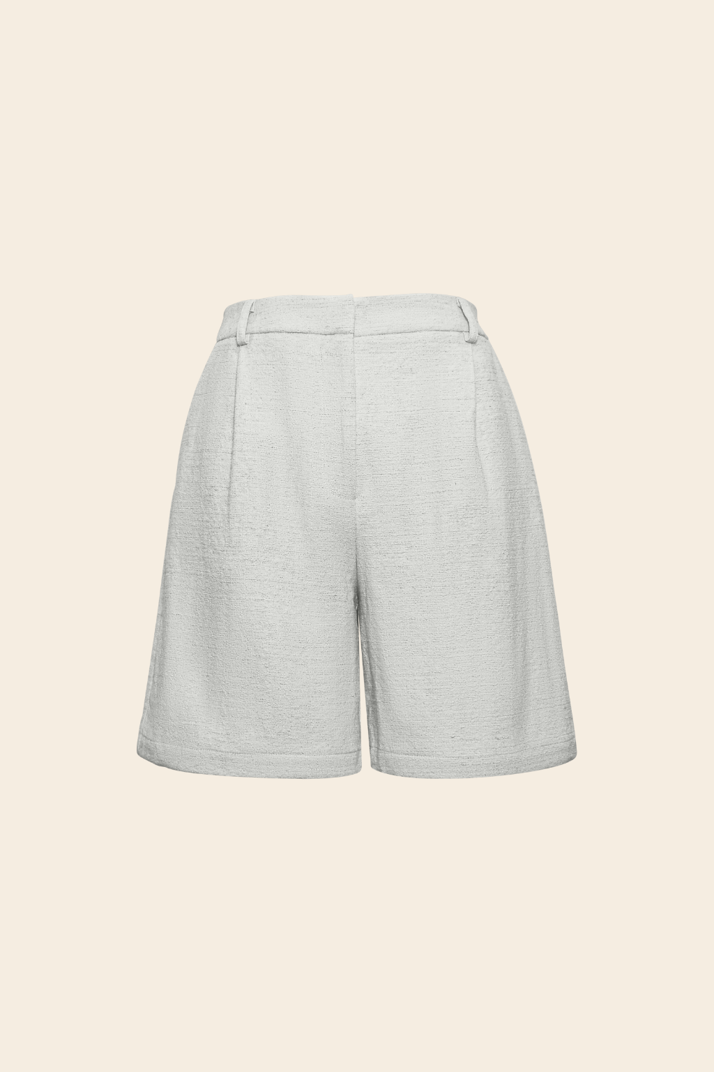 Tailored Shorts in Linen Cotton