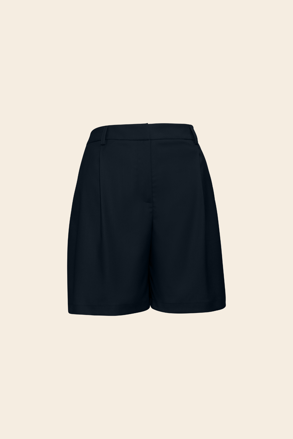 Tailored Shorts in Rayon Polyester