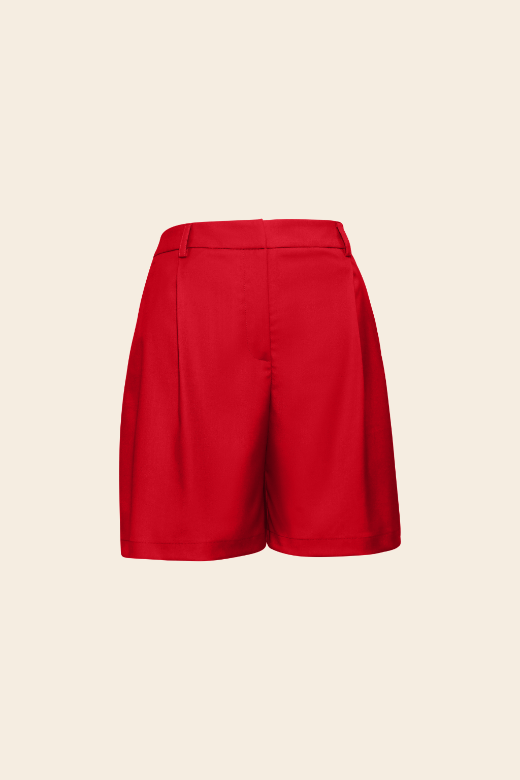 Tailored Shorts in Rayon Polyester