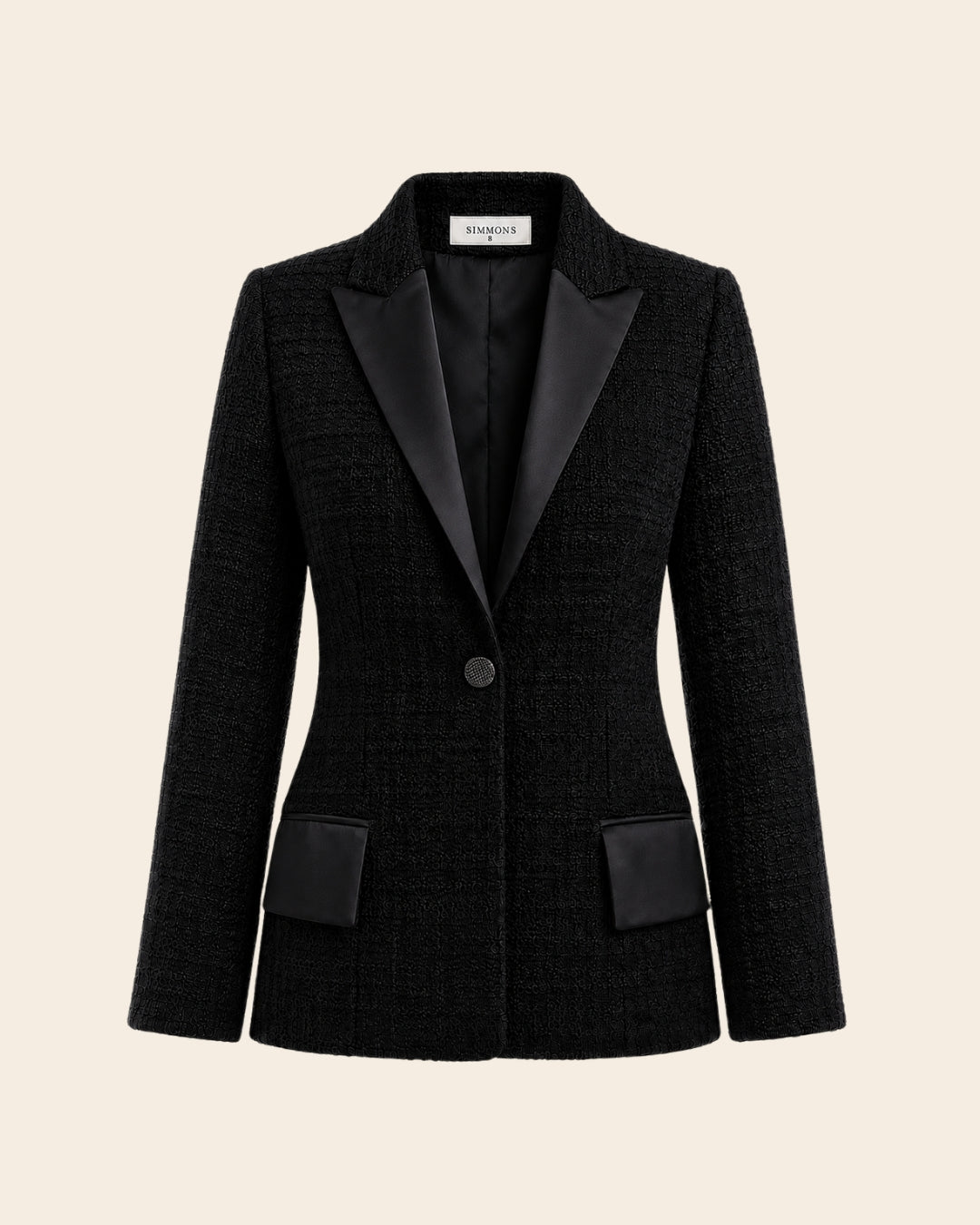 Longline Blazer in Tweed