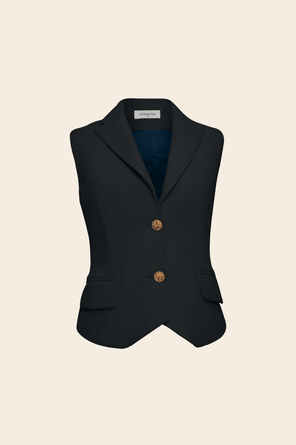 Boss Waistcoat in Linen Cotton