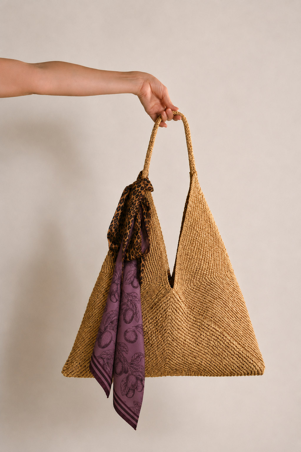 Mr Plum's Wild Plum silk twilly