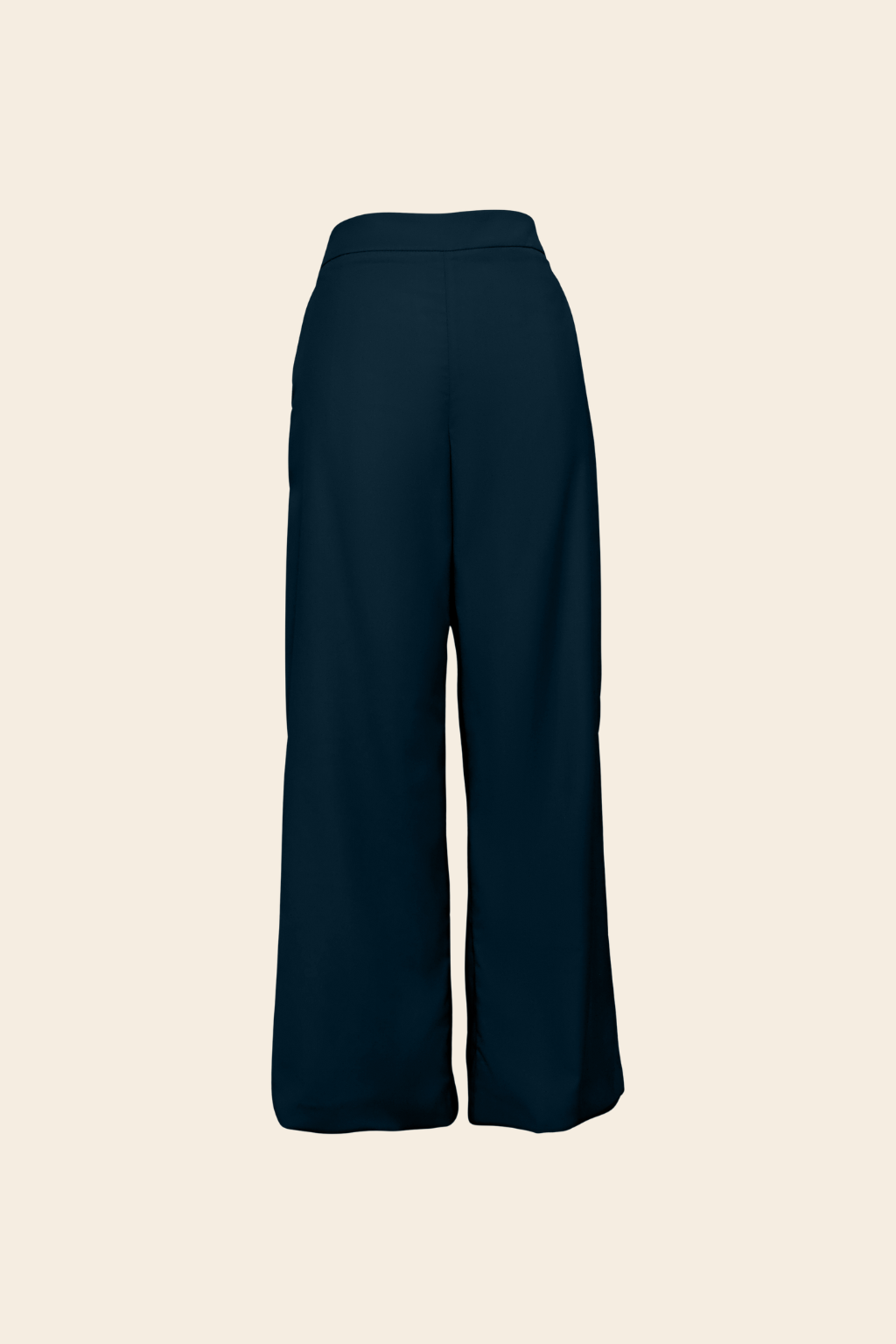 Relaxed Trouser in Rayon Polyester