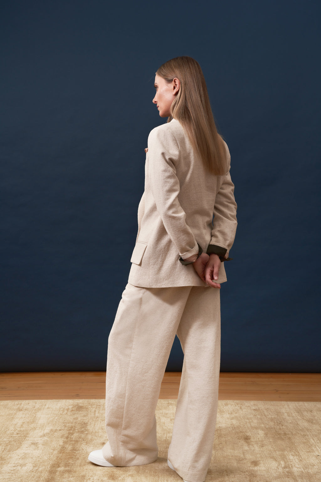 Boss Blazer in Linen Cotton