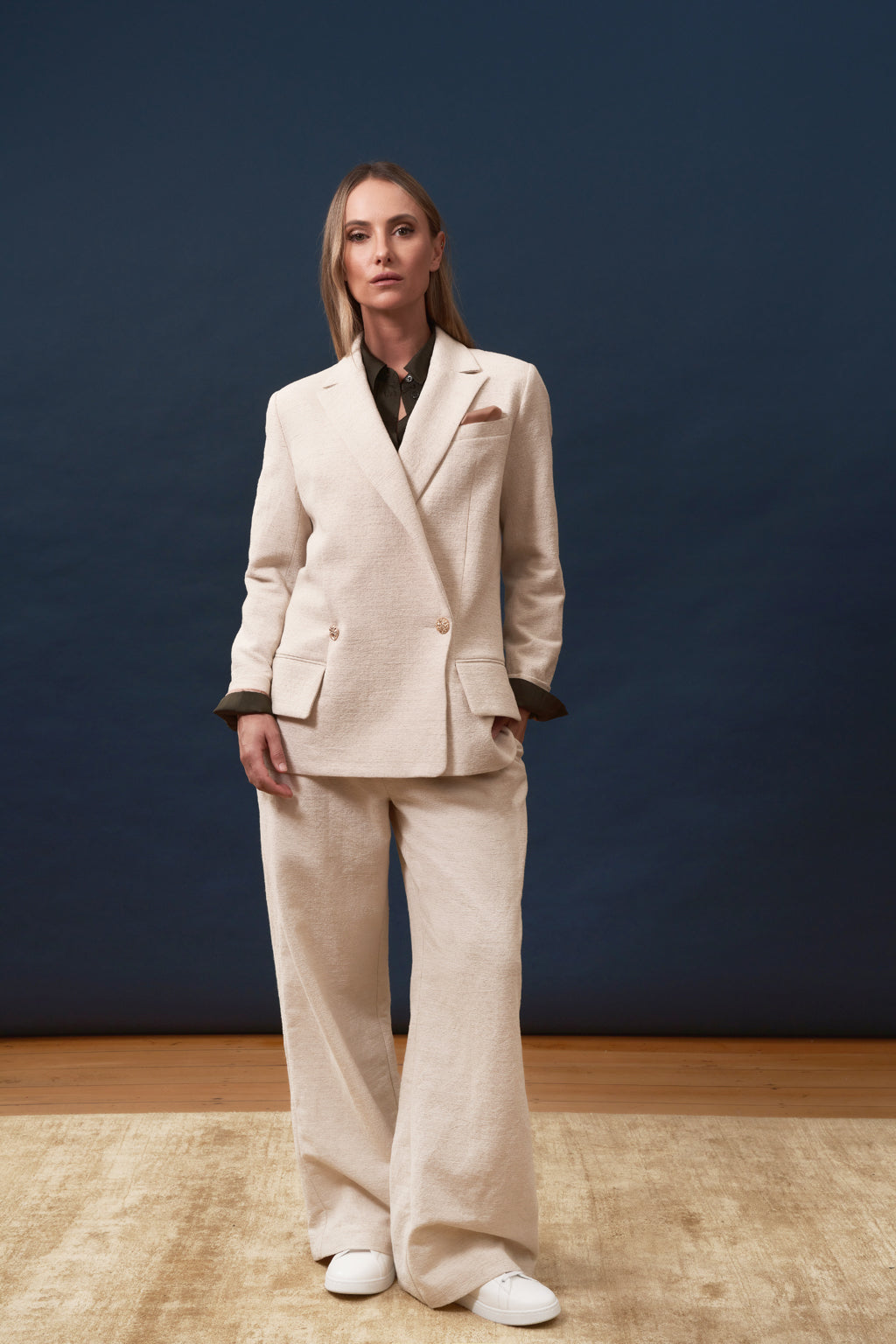 Boss Blazer in Linen Cotton