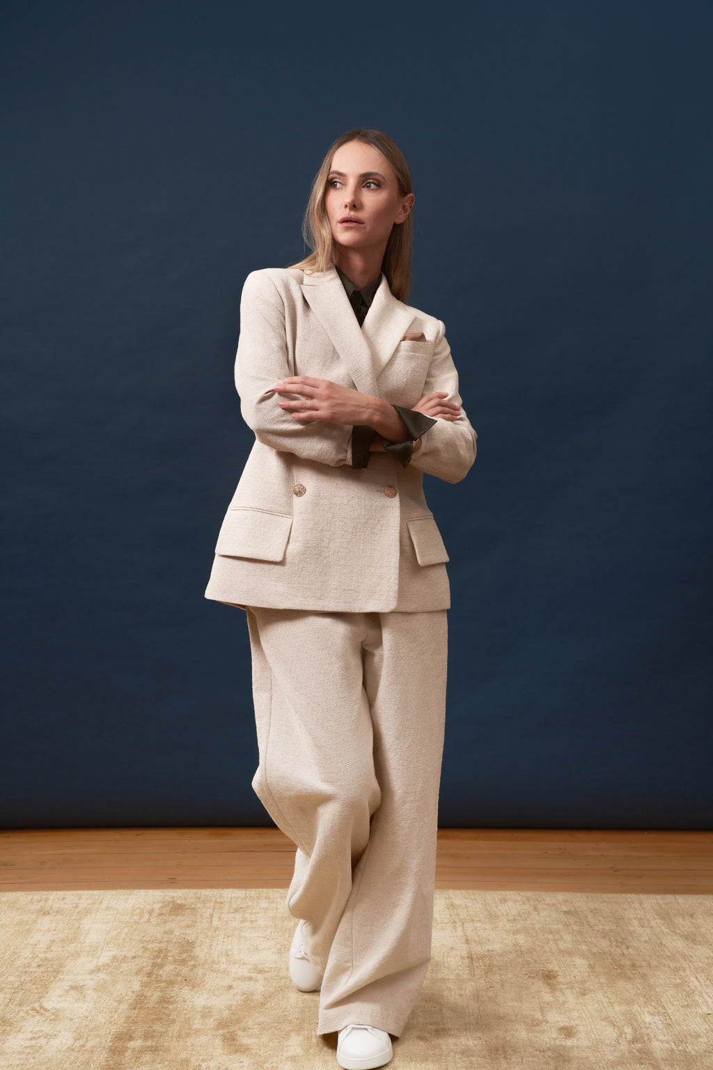 Boss Blazer in Linen Cotton