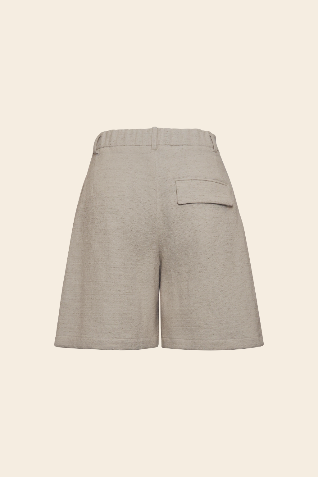 Tailored Shorts in Linen Cotton