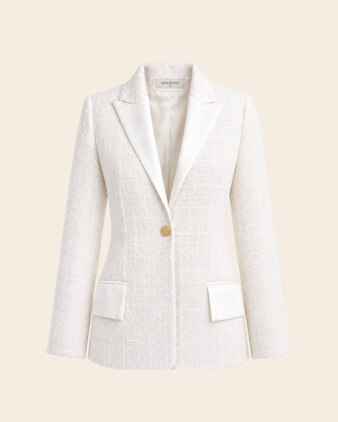 Longline Blazer in Tweed