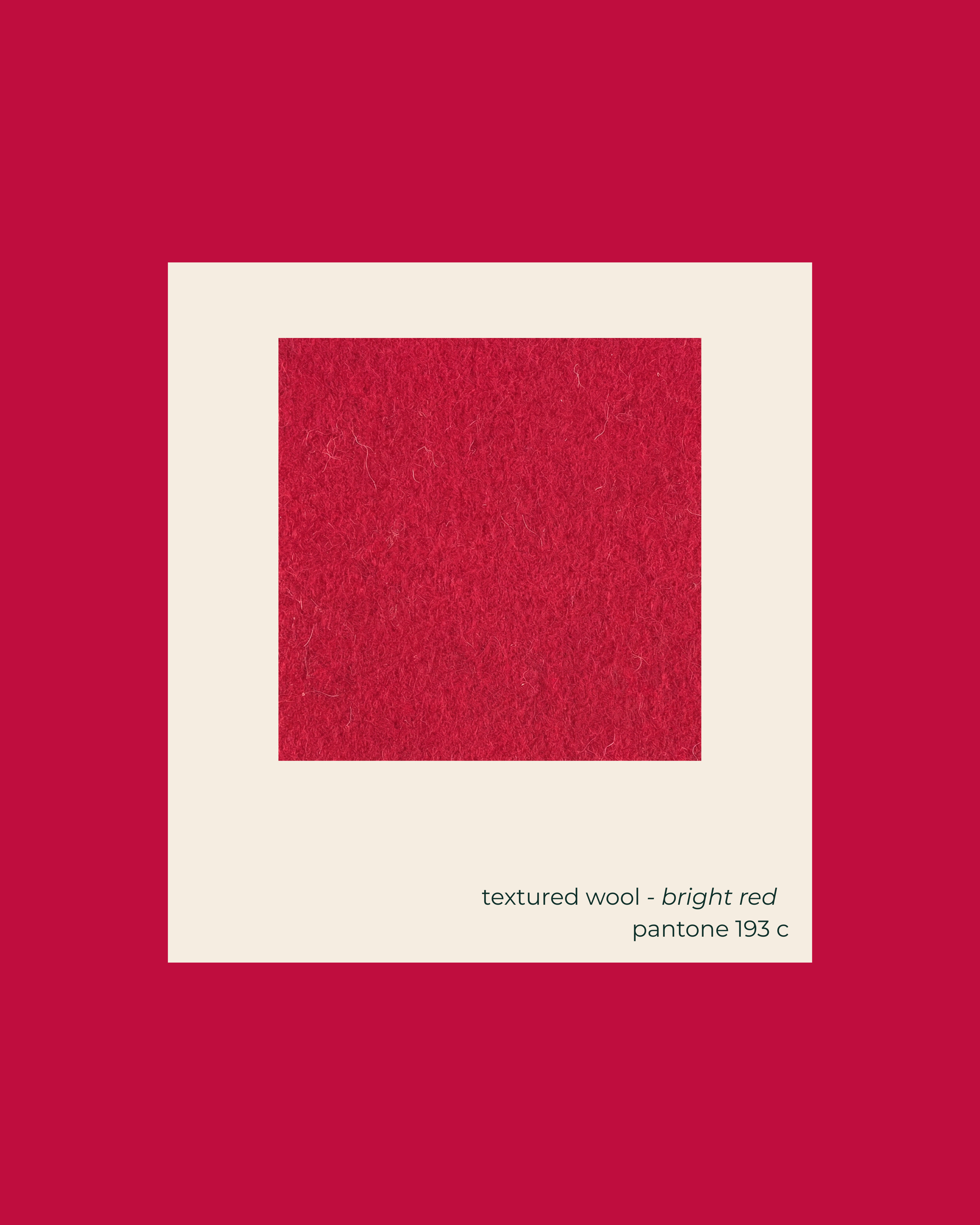 Longline Coat in textured Wool