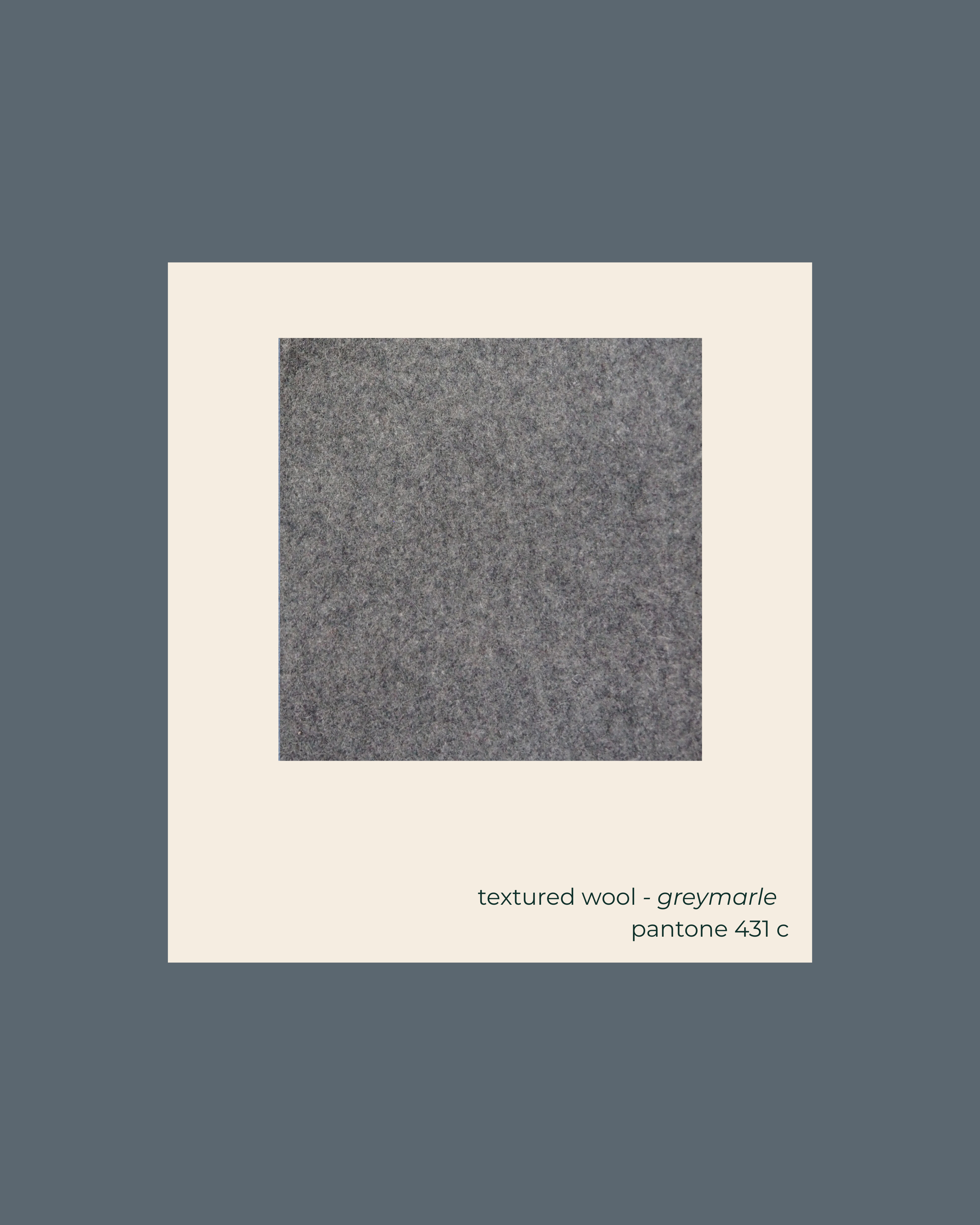 Longline Coat in textured Wool