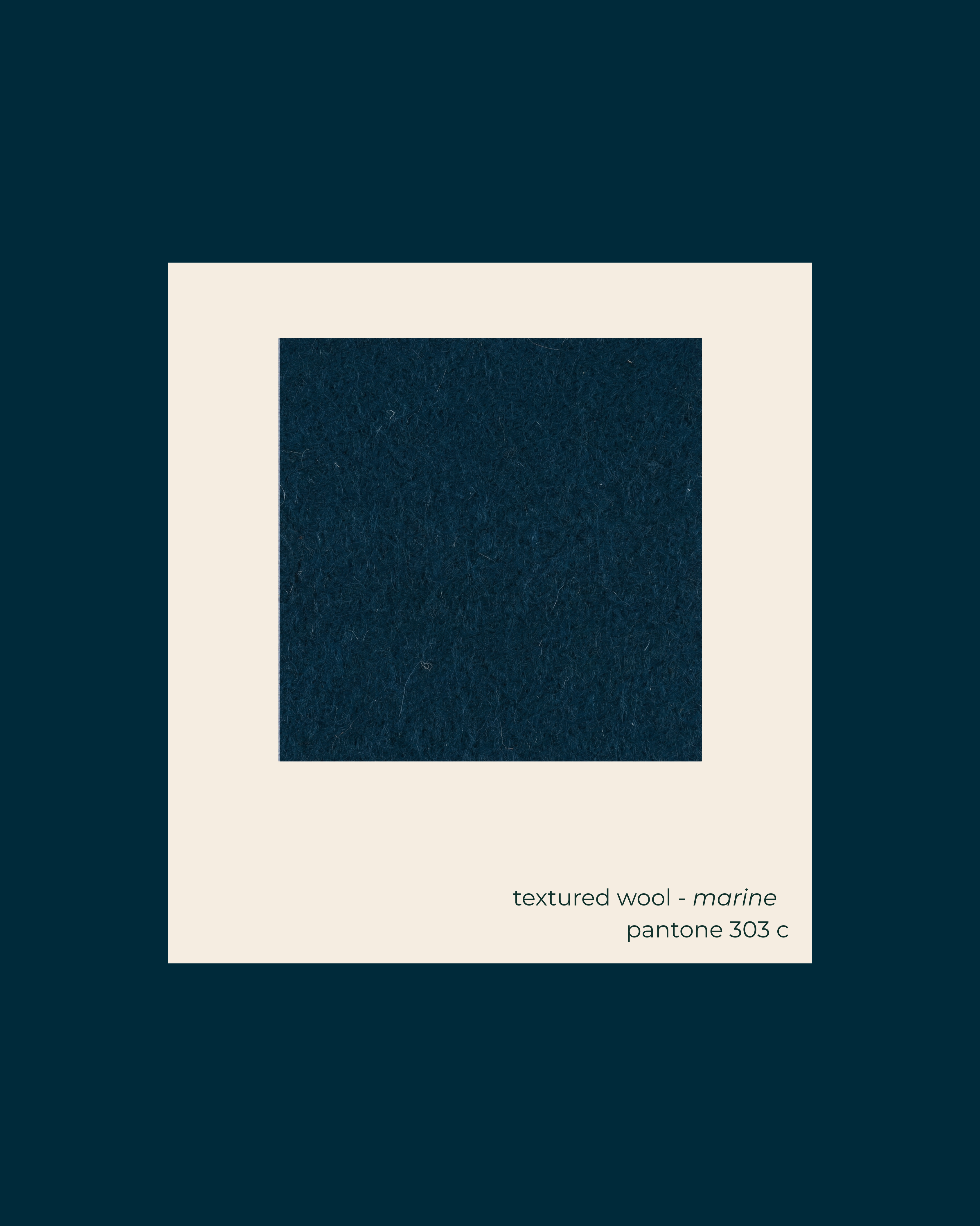 Longline Coat in textured Wool